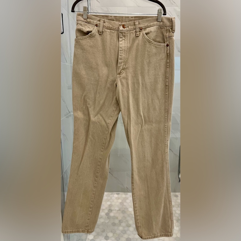 Men’s Wrangler Tan Pants